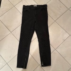 Madewell 5 pocket jeans, High Riser Skinny, 30